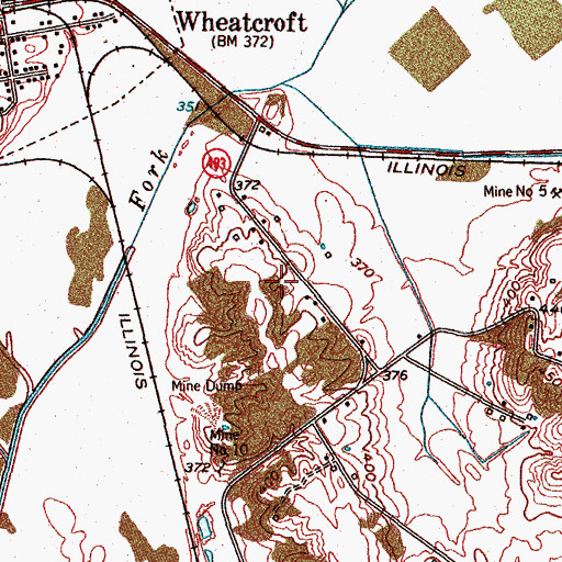 Topographic Map of Clay Division, KY