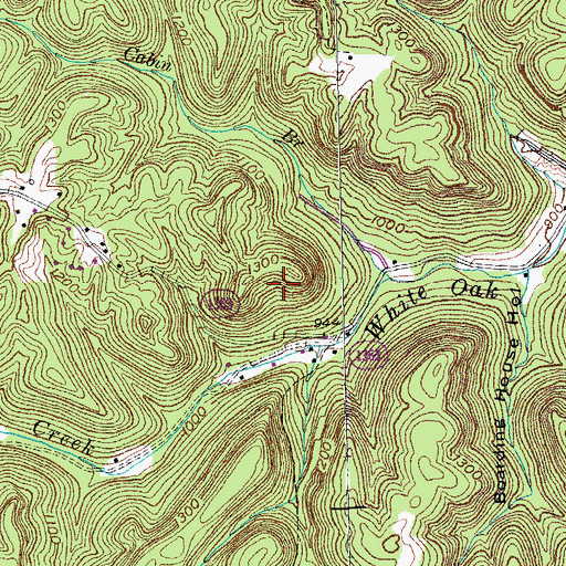 Topographic Map of Co-operative Division, KY