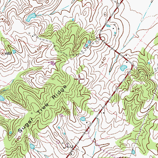 Topographic Map of Corydon Division, KY