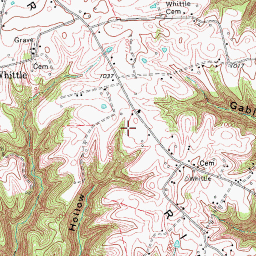Topographic Map of Eli Division, KY