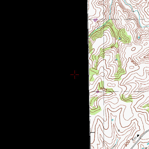 Topographic Map of Eminence Division, KY