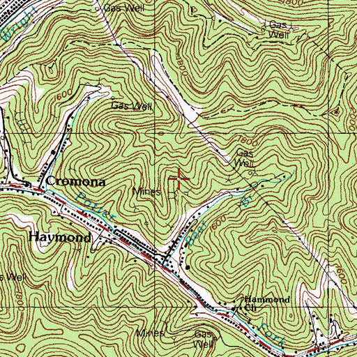 Topographic Map of Jenkins Division, KY