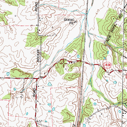 Topographic Map of Camelia Division, KY