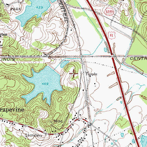Topographic Map of Madisonville Division, KY