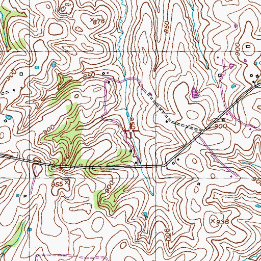 Topographic Map of Millersburg Division, KY