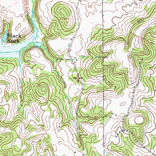 Topographic Map of Millerstown Division, KY
