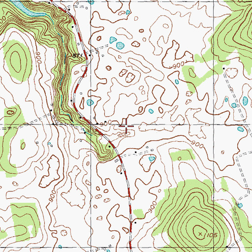Topographic Map of Mill Springs Division, KY