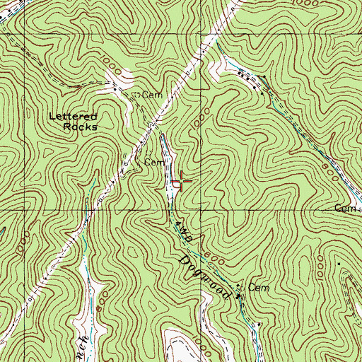 Topographic Map of Nippa Division, KY
