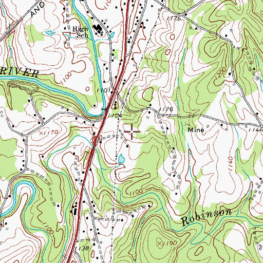 Topographic Map of North Corbin Division, KY