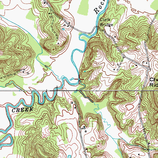 Topographic Map of Penrod Division, KY
