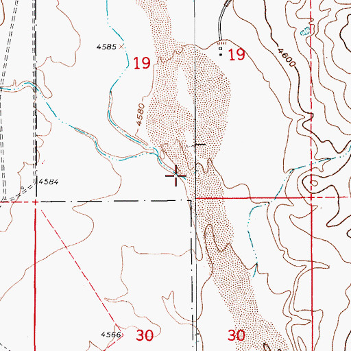 Topographic Map of Wolf Arroyo, CO