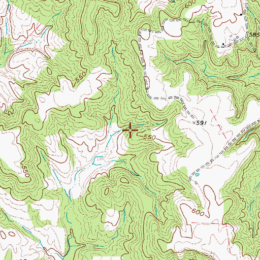 Topographic Map of Saint Charles Division, KY