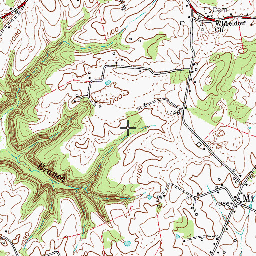 Topographic Map of Science Hill Division, KY