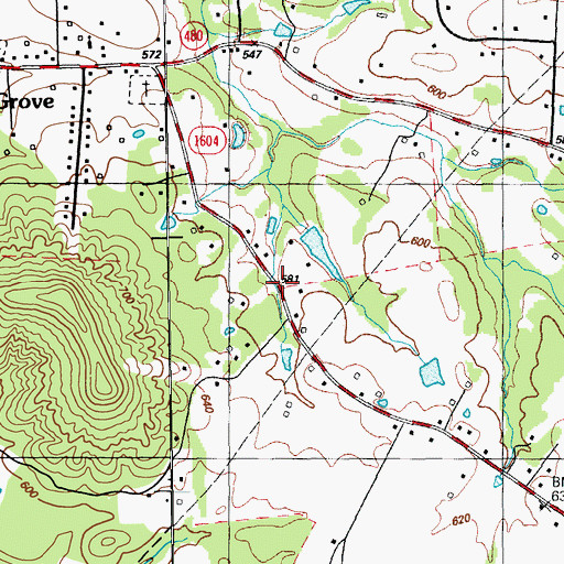Topographic Map of Shepherdsville Southeast Division, KY