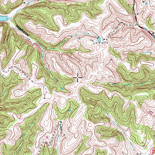 Topographic Map of West Spencer Division, KY