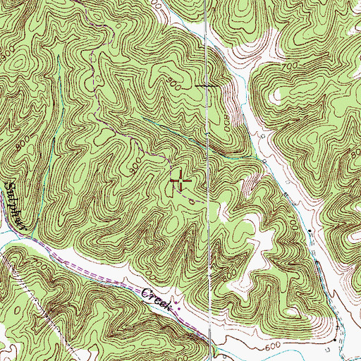 Topographic Map of Tompkinsville Division, KY