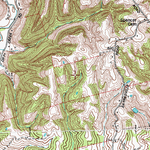 Topographic Map of Warsaw Division, KY