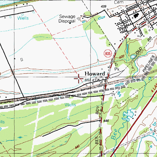 Topographic Map of West Point Division, KY