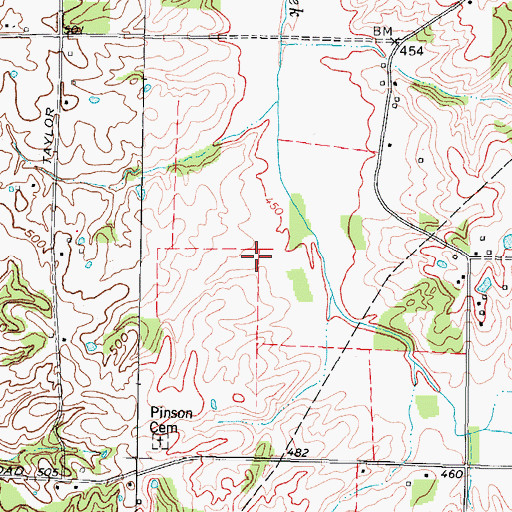 Topographic Map of Wingo-Water Valley Division, KY