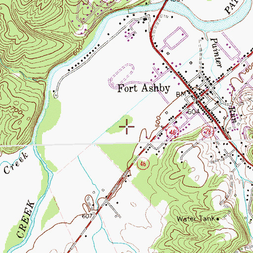 Topographic Map of Rice Cemetery, WV