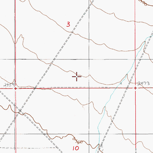 Topographic Map of Amargosa Valley Division, NV