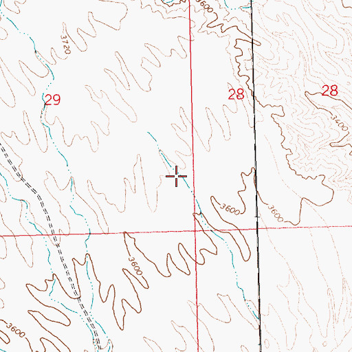 Topographic Map of Caliente Division, NV