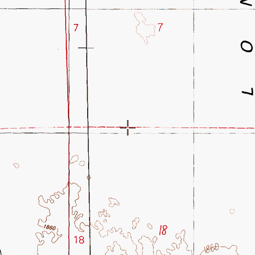 Topographic Map of Cherry Creek Division, NV