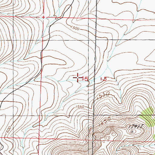 Topographic Map of Clark Division, NV