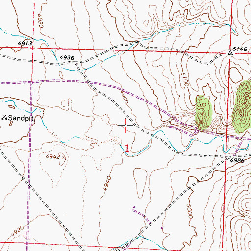 Topographic Map of Gardnerville-Minden Division, NV