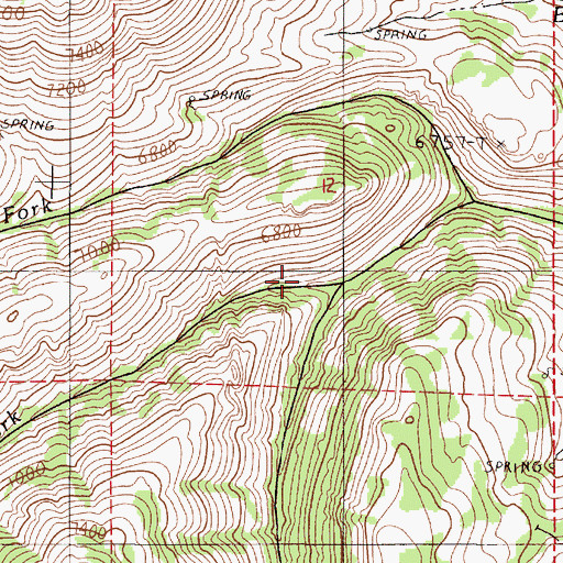 Topographic Map of McDermitt Division, NV