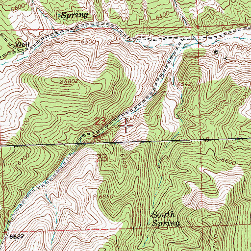 Topographic Map of Montello Division, NV