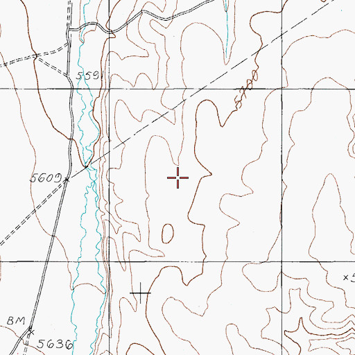 Topographic Map of Mountain City Division, NV