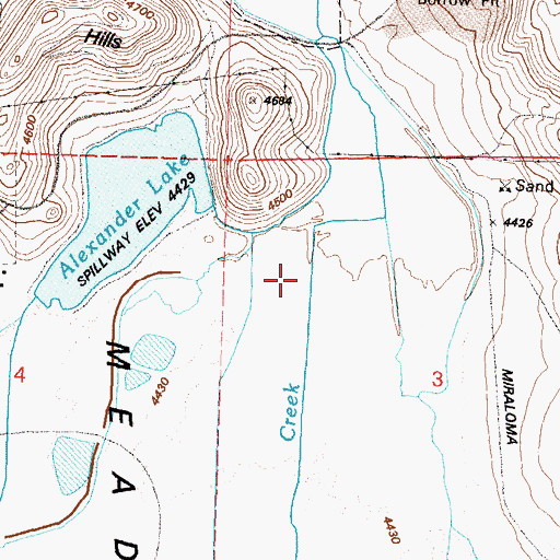 Topographic Map of Reno Southeast Division, NV