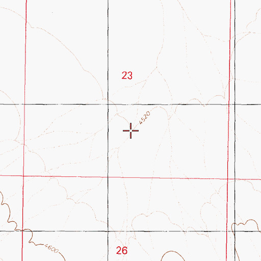 Topographic Map of Walker River Division, NV