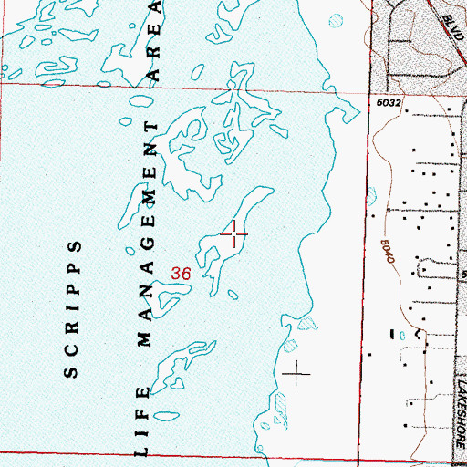 Topographic Map of Washoe Valley Division, NV