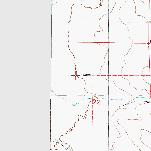 Topographic Map of Carrizozo Division, NM