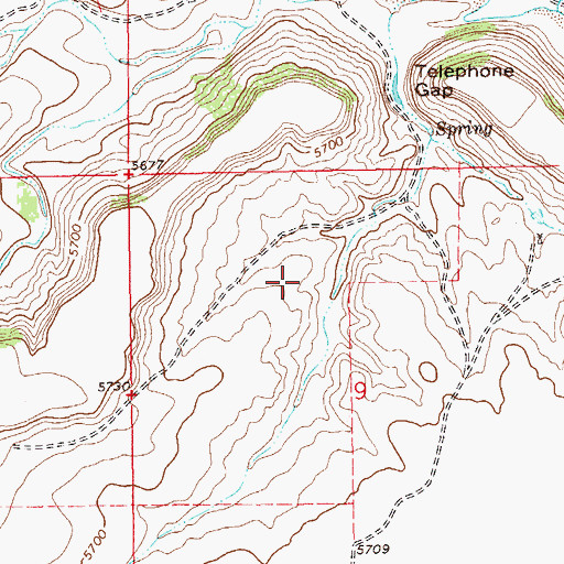 Topographic Map of Clayton North Division, NM