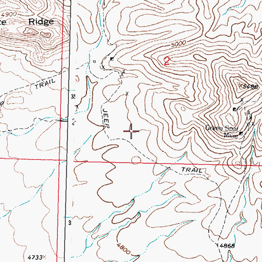 Topographic Map of Deming North Division, NM