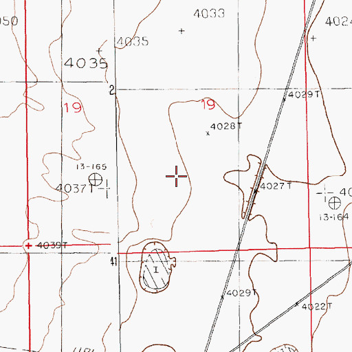 Topographic Map of Lovington Division, NM