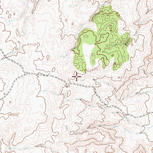 Topographic Map of Naschitti Division, NM