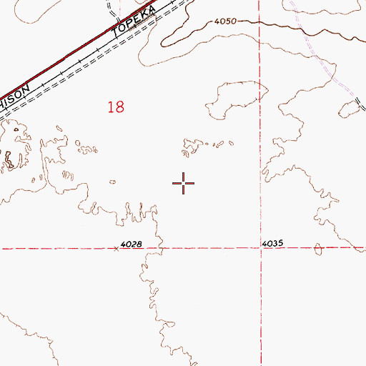Topographic Map of Northeast Chaves Division, NM