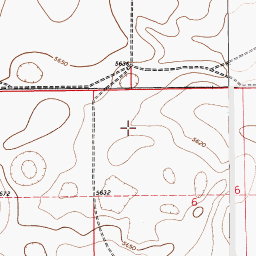 Topographic Map of North Harding Division, NM