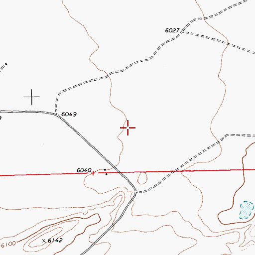 Topographic Map of Navajo Nation Division, NM