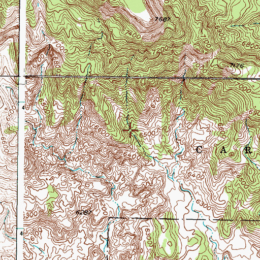 Topographic Map of Rio Chama Division, NM