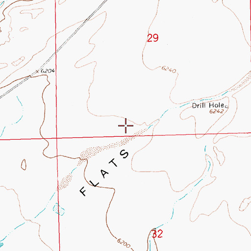 Topographic Map of Napi Headquarters Division, NM