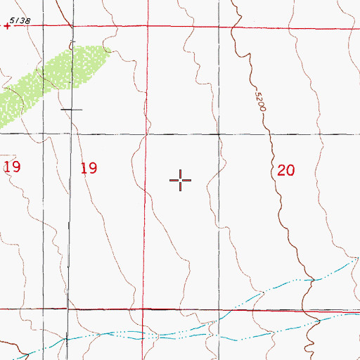 Topographic Map of Truth or Consequences East Division, NM