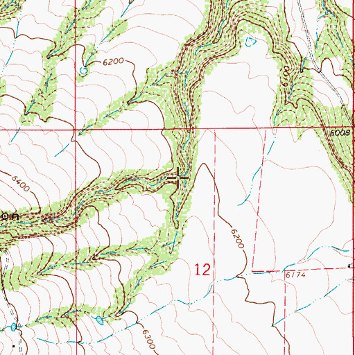 Topographic Map of Owl Canyon, CO