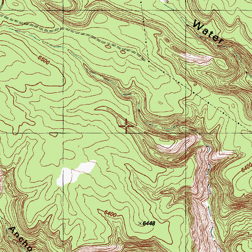 Topographic Map of White Rock Division, NM