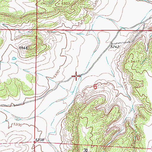 Topographic Map of Galbeth Creek, CO