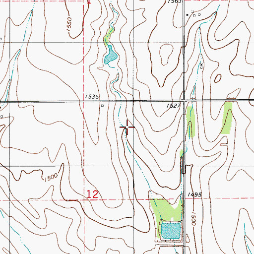 Topographic Map of Central Washita Division, OK